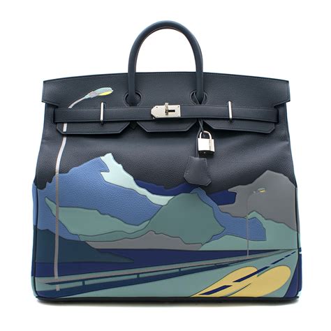 limited edition hermes big bag blue|hermes limited edition bag price.